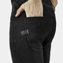 Jeansy motocyklowe SHIMA ZENITH BLACK czarny
