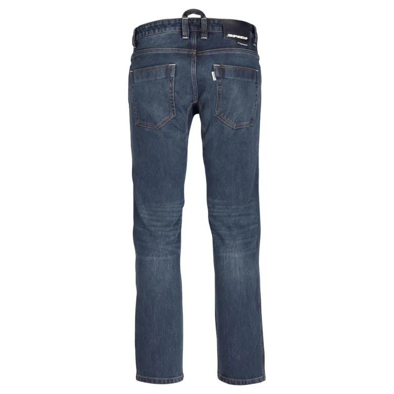Jeansy motocyklowe SPIDI J&DYNEEMA EVO SHORT BLUE DARK USED niebieski