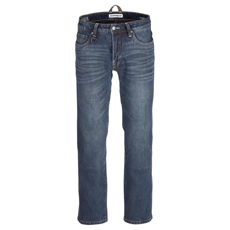 Jeansy motocyklowe SPIDI J&DYNEEMA EVO SHORT BLUE DARK USED niebieski