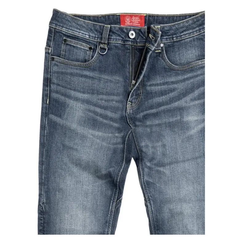 Jeansy motocyklowe SPIDI J-TRACKER DARK BLUE granatowy niebieski