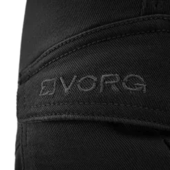 Jeansy motocyklowe VORG REVO BLACK czarny