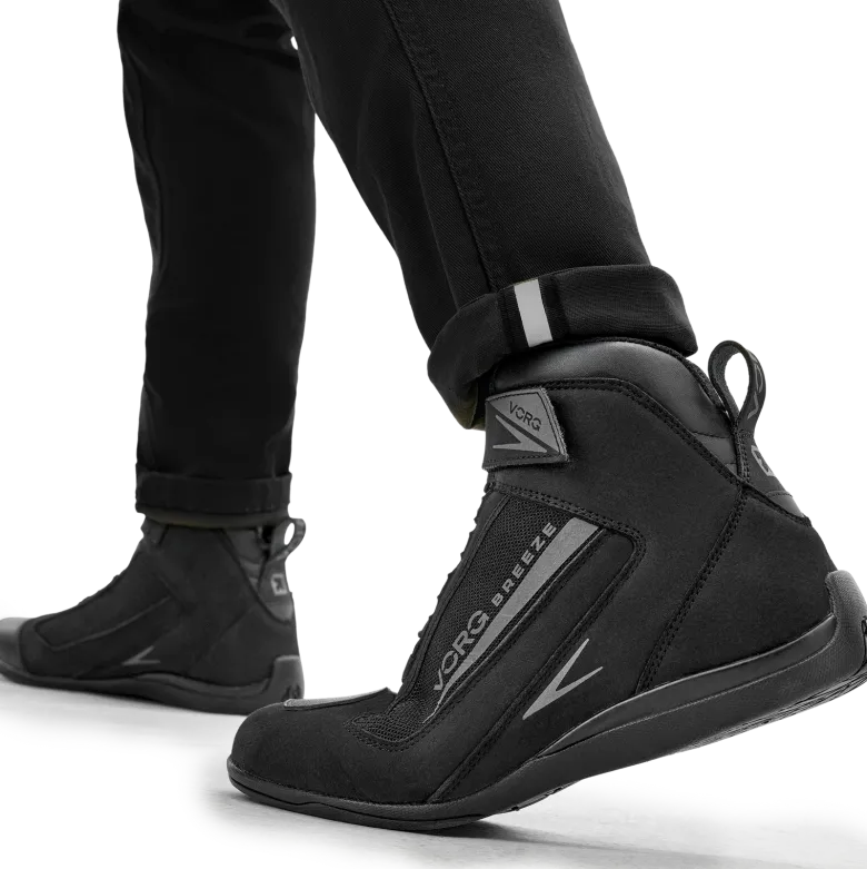Jeansy motocyklowe VORG REVO BLACK czarny