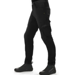 Jeansy motocyklowe VORG REVO BLACK czarny