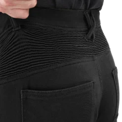 Jeansy motocyklowe VORG REVO BLACK czarny