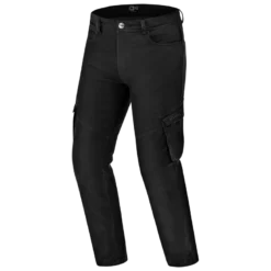Jeansy motocyklowe VORG REVO BLACK czarny