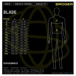 Kamizelka skórzana BROGER BLADE BLACK czarny