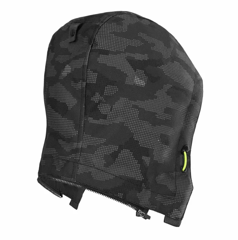Kaptur do kurtki SHIMA DRIFT MAN CAMO czarny szary żółty fluo