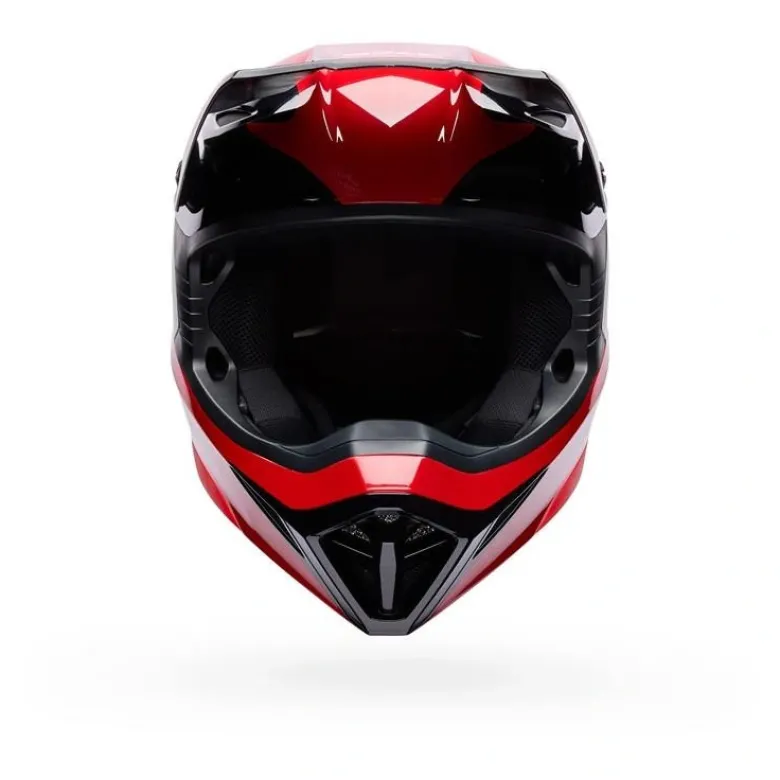 Kask cross BELL MX-10 MIPS WAVE RED BLACK czerwony czarny