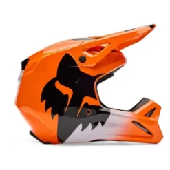 Kask cross dziecięcy FOX JUNIOR V1 SHIELD FLUO ORANGE pomarańczowy fluo czarny