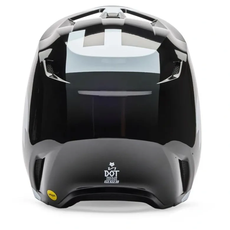 Kask cross dziecięcy FOX JUNIOR V1 SHIELD BLACK czarny
