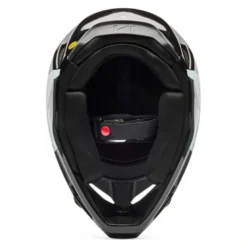Kask cross dziecięcy FOX JUNIOR V1 SHIELD BLACK czarny