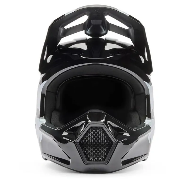 Kask cross dziecięcy FOX JUNIOR V1 SHIELD BLACK czarny