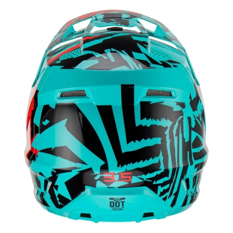 Kask cross dziecięcy LEATT MOTO 3.5 JUNIOR FUEL niebieski czarny
