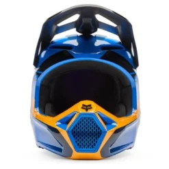 Kask cross FOX V1 COLLECT BLUE niebieski pomarańczowy