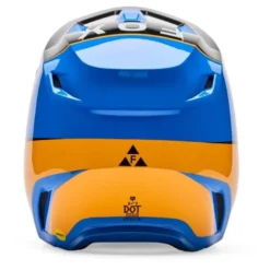 Kask cross FOX V1 COLLECT BLUE niebieski pomarańczowy
