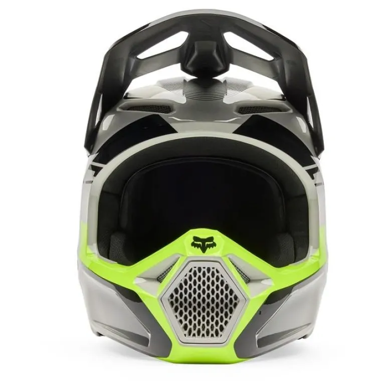 Kask cross FOX V1 COLLECT GREY/YELLOW szary żółty fluo