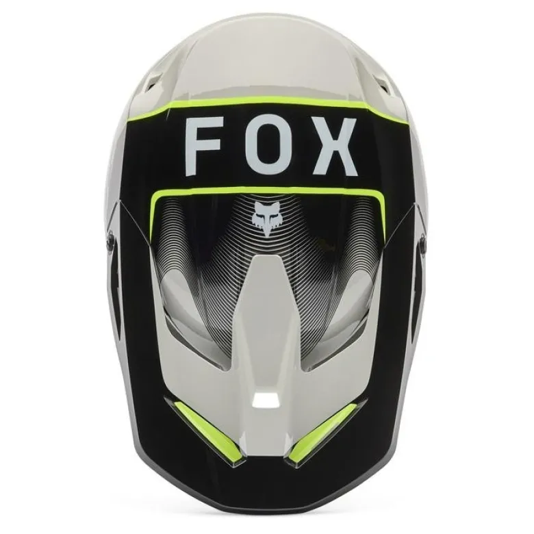 Kask cross FOX V1 COLLECT GREY/YELLOW szary żółty fluo