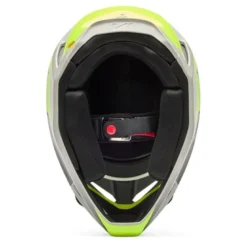 Kask cross FOX V1 COLLECT GREY/YELLOW szary żółty fluo