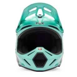 Kask cross FOX V3 DRIP TURQUOISE zielony czarny