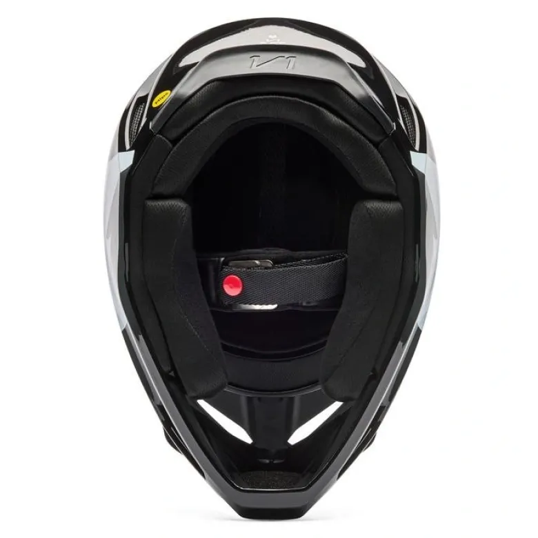 Kask cross FOX V1 SHIELD BLACK czarny