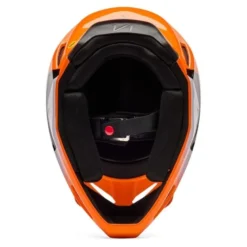 Kask cross FOX V1 SHIELD FLUO ORANGE pomarańczowy fluo czarny