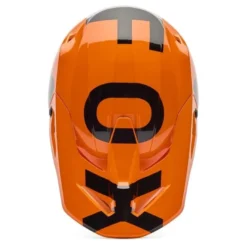 Kask cross FOX V1 SHIELD FLUO ORANGE pomarańczowy fluo czarny