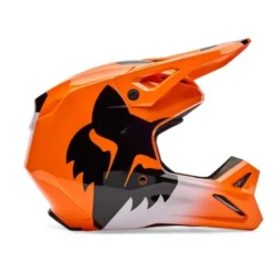 Kask cross FOX V1 SHIELD FLUO ORANGE pomarańczowy fluo czarny