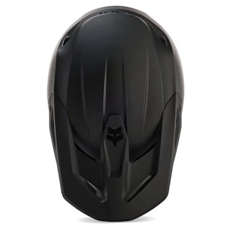 Kask cross FOX V1 SOLID BLACK MATT czarny mat