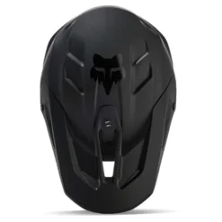 Kask cross FOX V3 SOLID BLACK MATT czarny mat