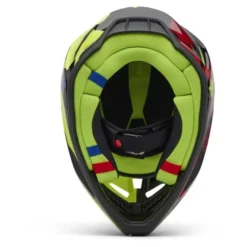 Kask cross FOX V3 THROTTLE FLUORESCENT YELLOW żółty fluo