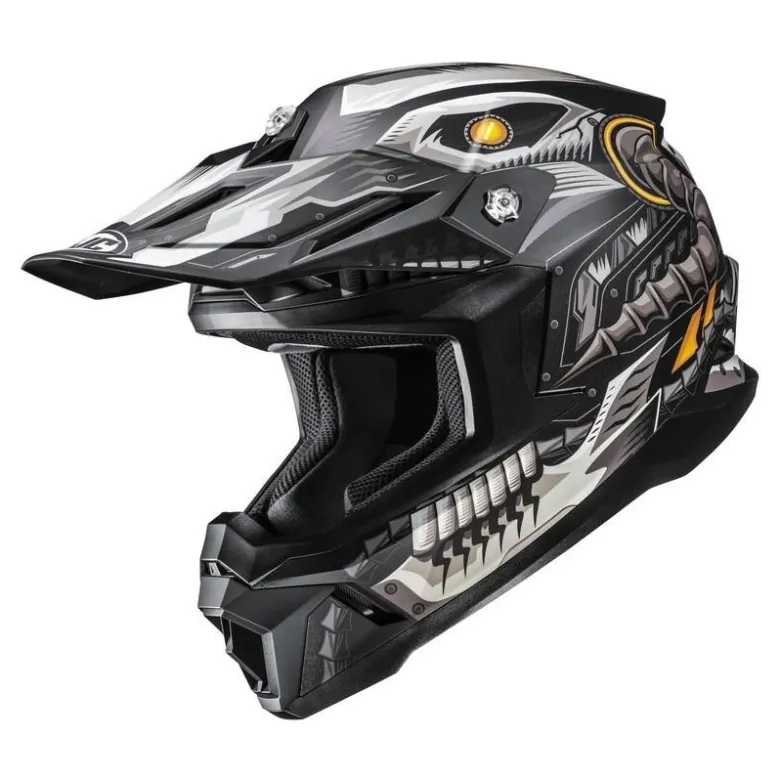 Kask cross HJC C50 MECHA BEAST BLACK/GREY czarny szary