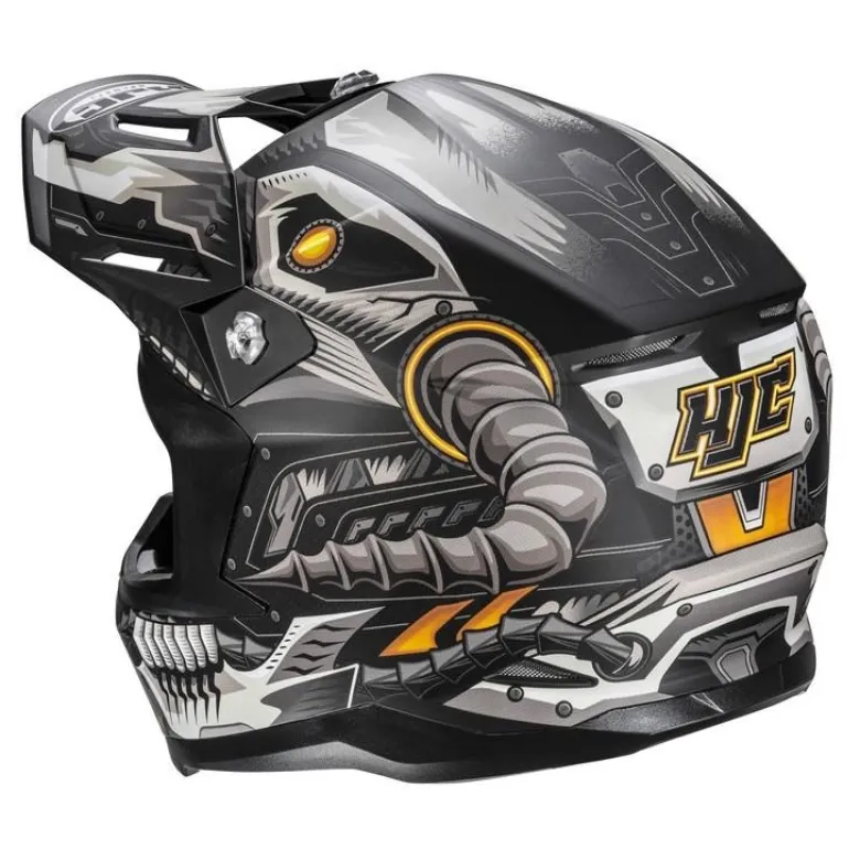 Kask cross HJC C50 MECHA BEAST BLACK/GREY czarny szary