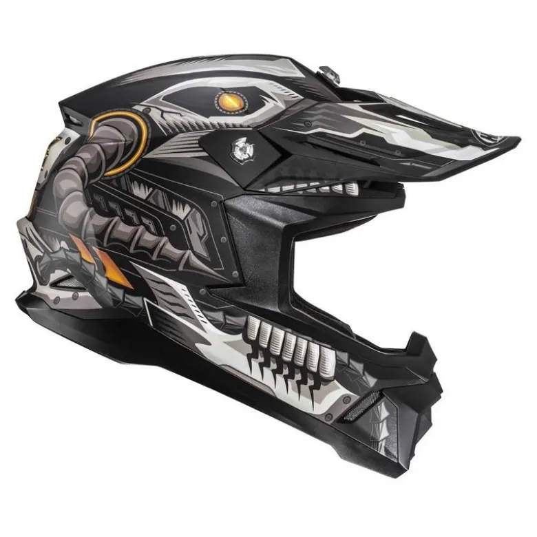 Kask cross HJC C50 MECHA BEAST BLACK/GREY czarny szary