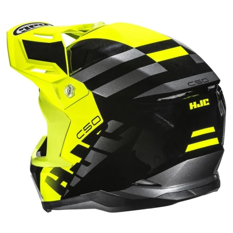 Kask cross HJC C50 MIRAGE YELLOW/BLACK żółty czarny
