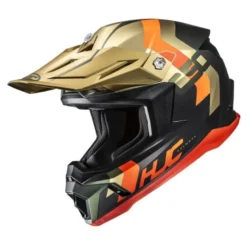 Kask cross HJC C50 PRIMAL GOLD/BLACK złoty czarny