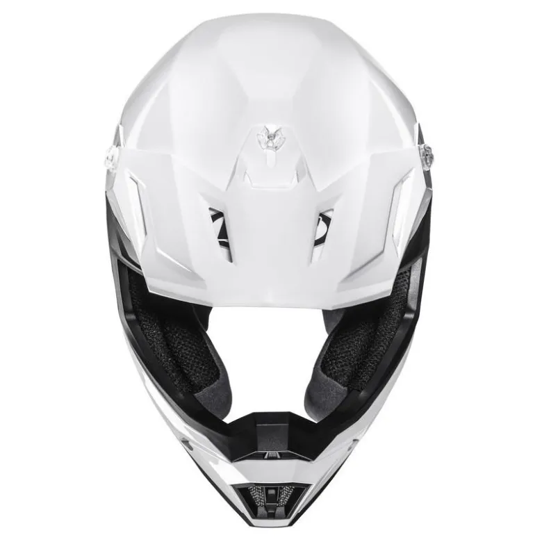 Kask cross HJC C50 SOLID PEARL WHITE biały