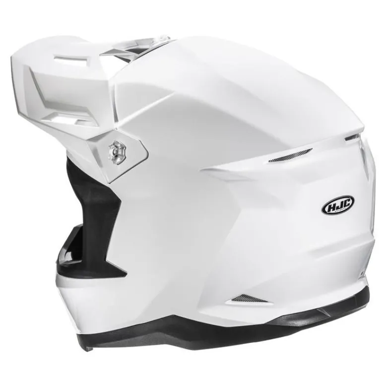 Kask cross HJC C50 SOLID PEARL WHITE biały