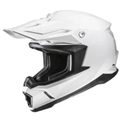 Kask cross HJC C50 SOLID PEARL WHITE biały
