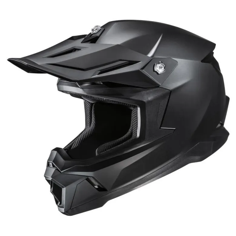Kask cross HJC C50 SOLID SEMI FLAT BLACK czarny mat