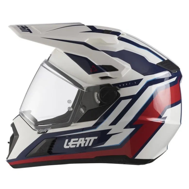 Kask cross z goglami LEATT ADV 7.5 ROYAL BLUE/RED niebieski czerwony