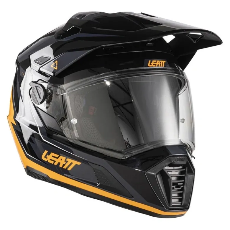 Kask cross z goglami LEATT ADV 7.5 BLACK/ORANGE czarny pomarańczowy