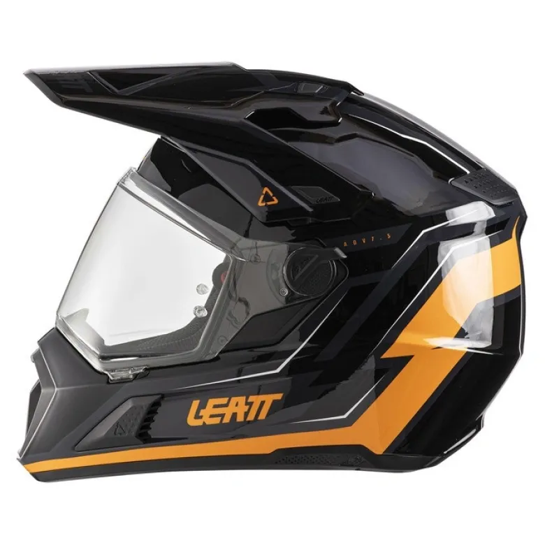 Kask cross z goglami LEATT ADV 7.5 BLACK/ORANGE czarny pomarańczowy