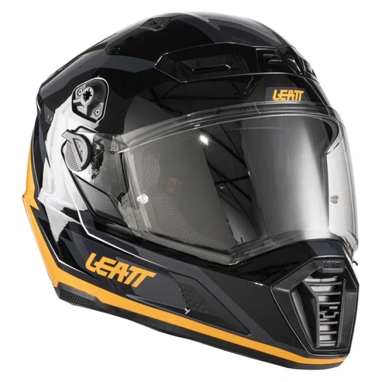 Kask cross z goglami LEATT ADV 7.5 BLACK/ORANGE czarny pomarańczowy