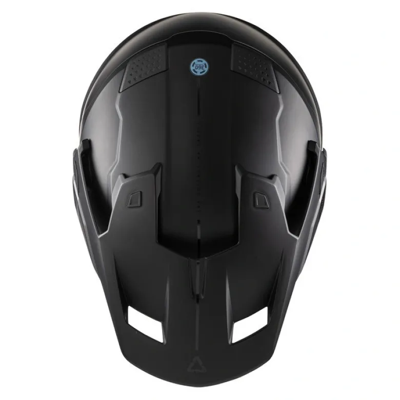 Kask cross z goglami LEATT ADV 7.5 BLACK czarny