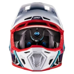 Kask cross z goglami LEATT KIT MOTO 8.5 ROYAL BLUE/RED niebieski czerwony