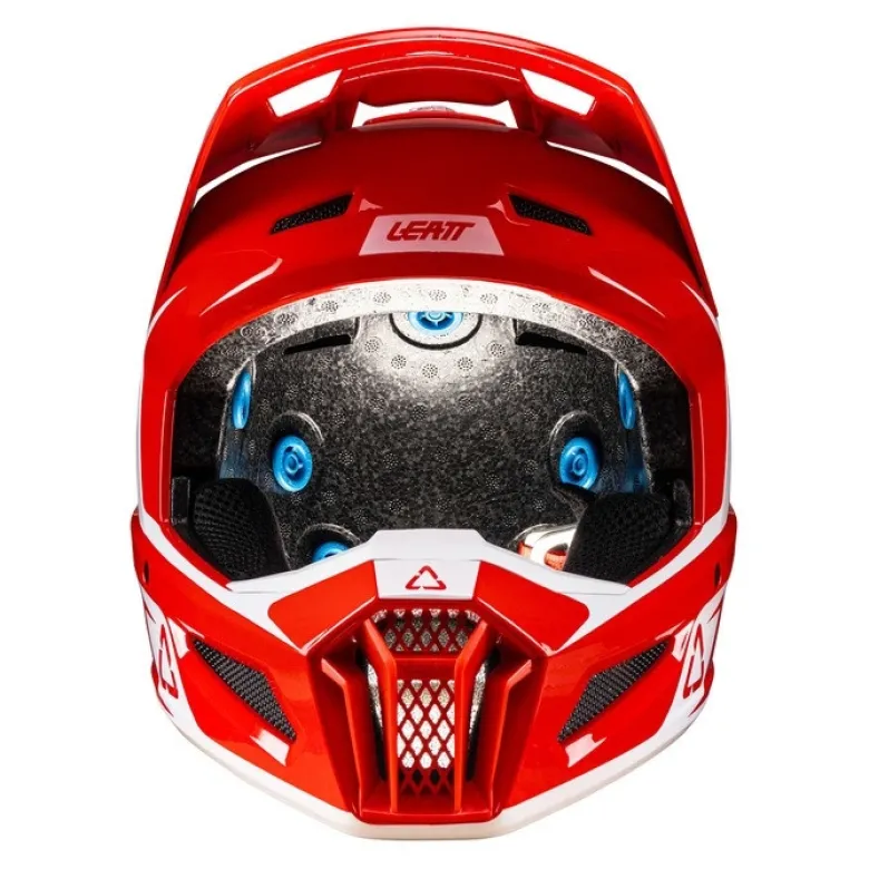 Kask cross z goglami LEATT KIT MOTO 3.5 RED czerwony