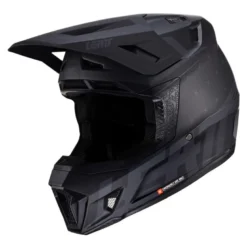 Kask cross z goglami LEATT KIT MOTO 7.5 V24 STEALTH czarny