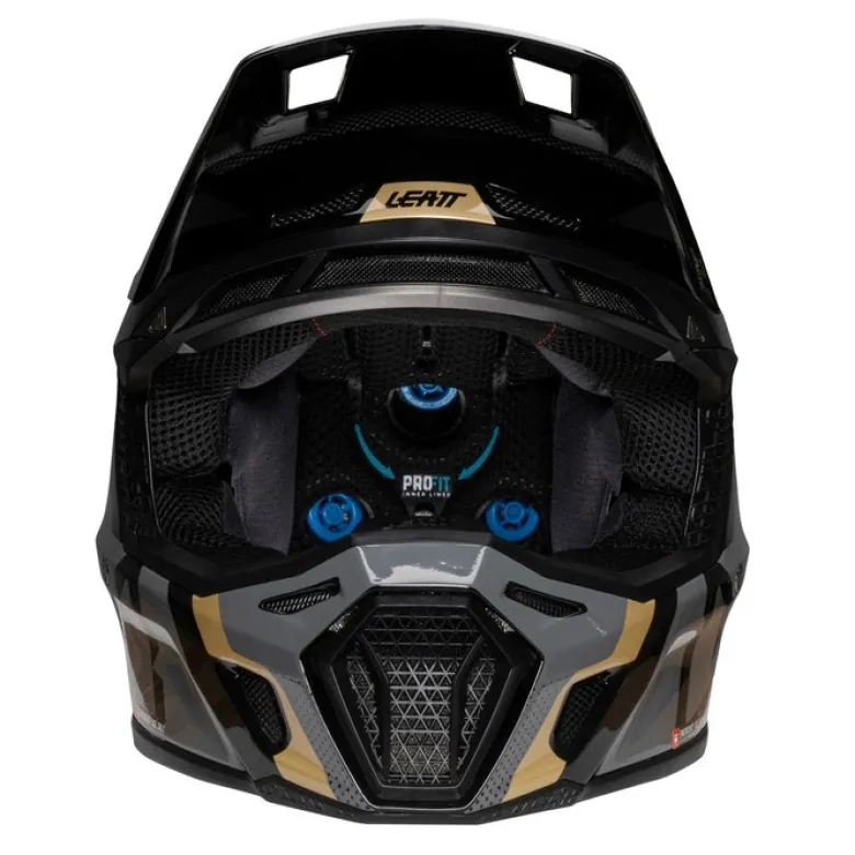 Kask cross z goglami LEATT KIT MOTO 8.5 V25 BLACK czarny