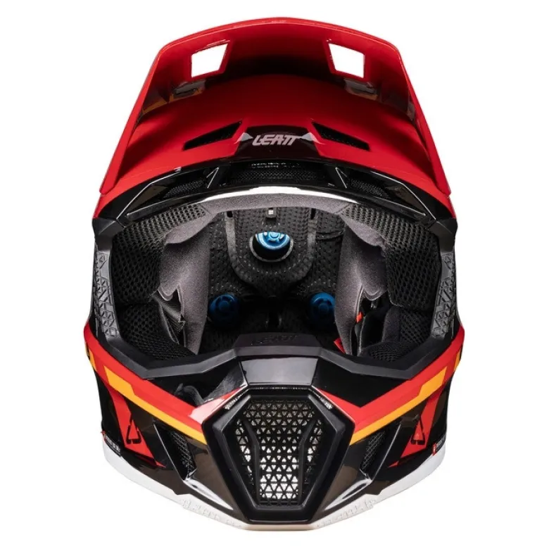 Kask cross z goglami LEATT KIT MOTO 7.5 RED czerwony
