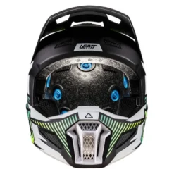 Kask cross z goglami LEATT KIT MOTO 3.5 STORM TEAL biały czarny żółty fluo